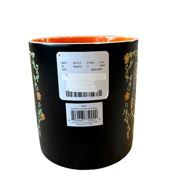 ELI + ANA 2022 Coffee Mug 21 oz Dia De Los Muertos Charlie Day Of The Dead Cat - Picture 14 of 15